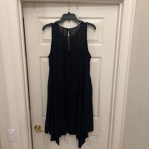 Brand new Lace Yoke Trapeze dress, sleeveless with pockets
